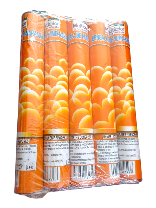 Producto - Bengala de Humo Naranja (unidad)
