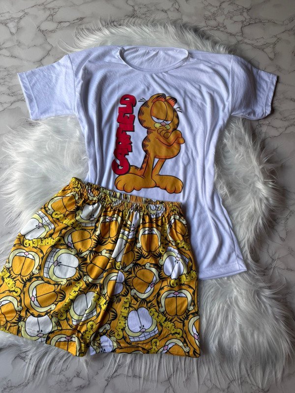 Producto - Pijama animado corto de modal soft c/ modal y lycra - Garfield