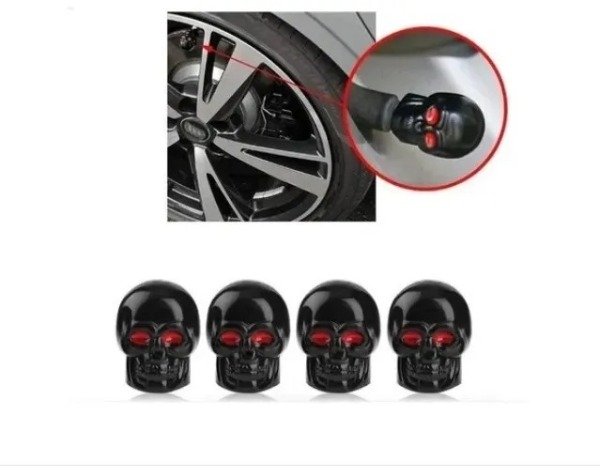 Producto - TAPITAS DE VALVULA CALAVERA NEGRA X 4