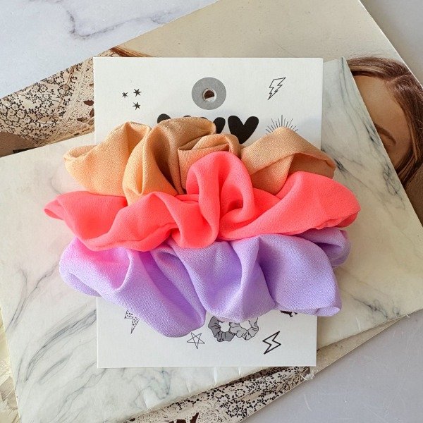 Producto - Set x 3 Scrunchies Summer II