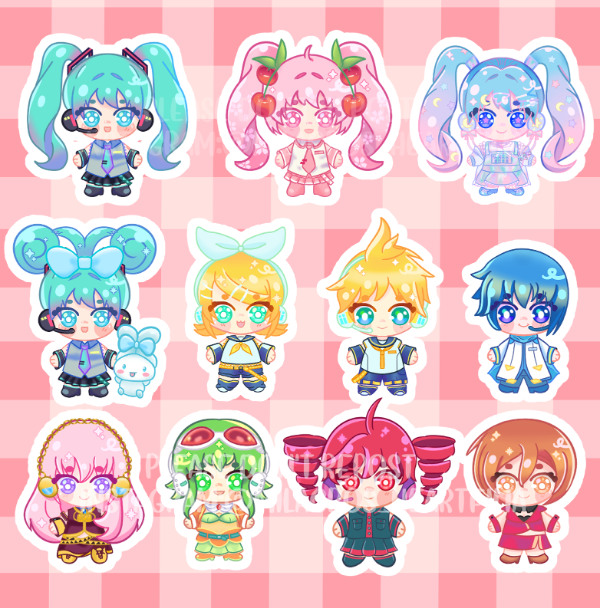 Producto - Sticker - Vocaloids