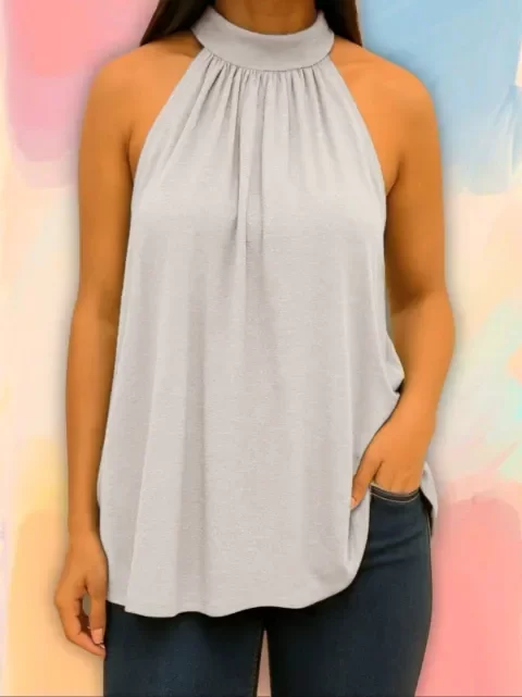 Producto - Remera Halter Blanca