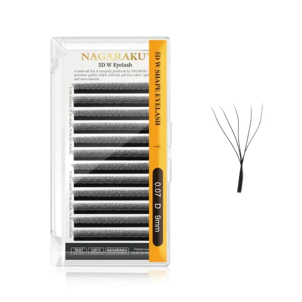 Producto - Extensiones de pestañas Nagaraku 3D Curva D - 5