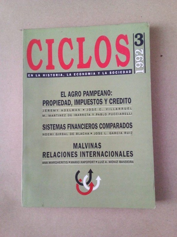Producto - Ciclos #3 2do Semestre 1992 - El agro pampeano Malvinas Rapoport