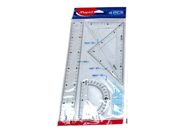 Producto - SET GEOMETRICO X4 30CM MEPED 242830