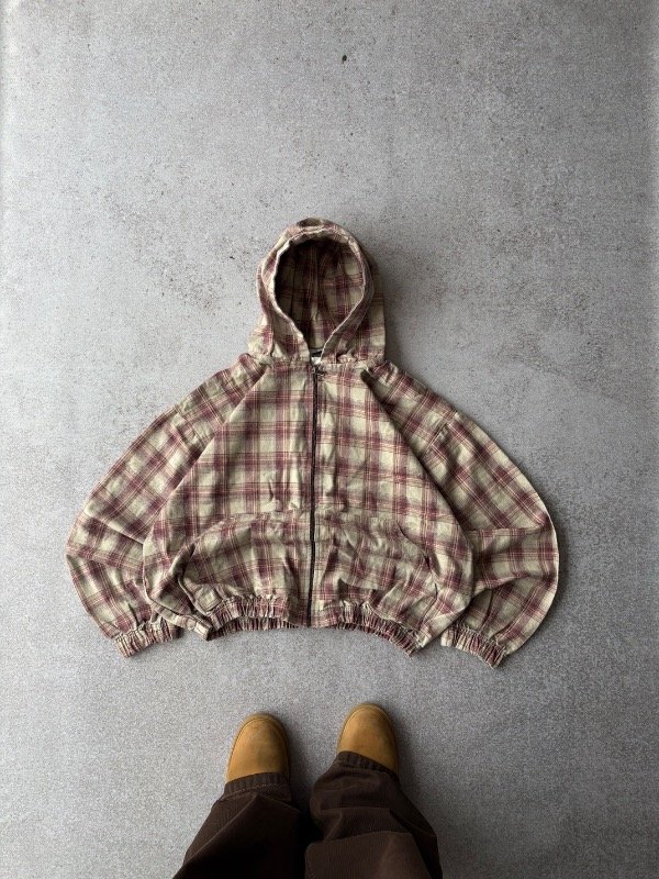 Producto - ZIP HODDIE CUADRILLE GABARDINA