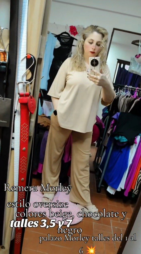 Producto - Remera morley manga tres cuartos