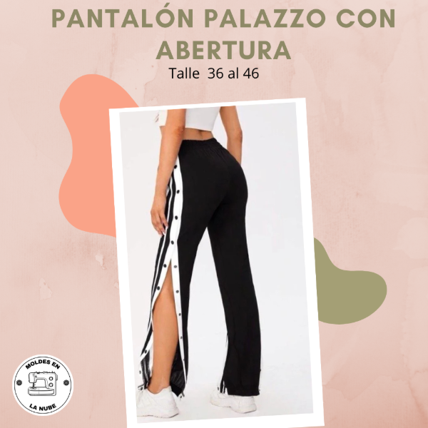 Producto - Pantalón Palazzo con Abertura