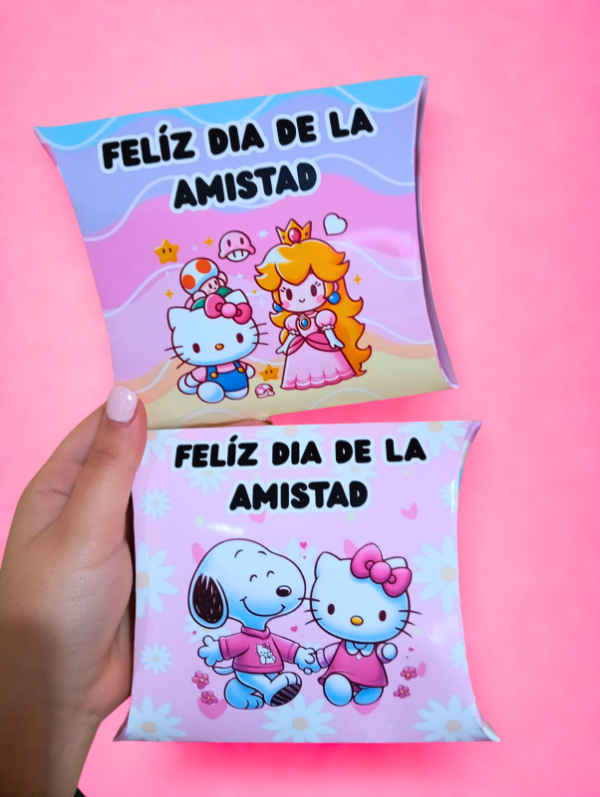 Producto - Pack box almohaditas dia del amigo x 5 und