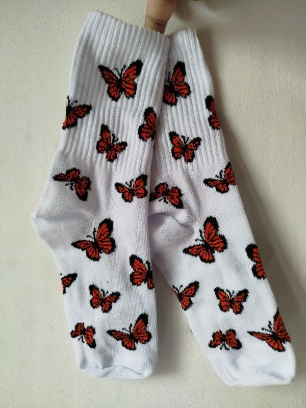 Producto - Tenis mariposas naranja