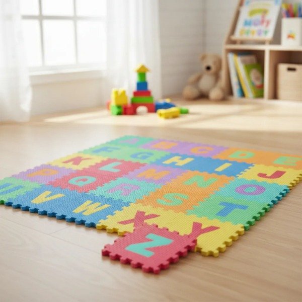 Producto - PISO ENCASTRABLE EN GOMA EVA CON LETRAS  LOVE