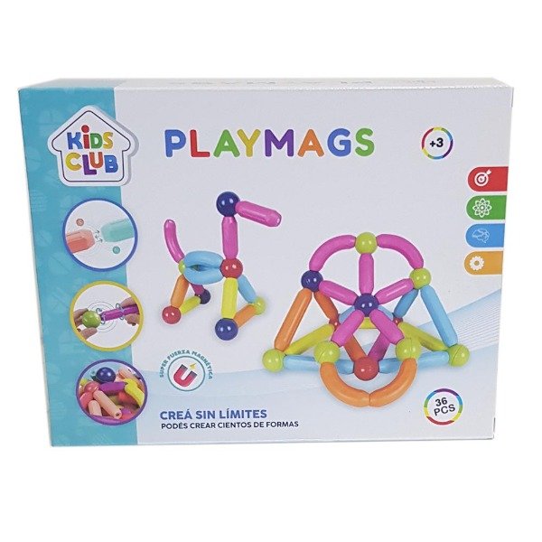 Producto - Playmags 36 piezas magnéticas