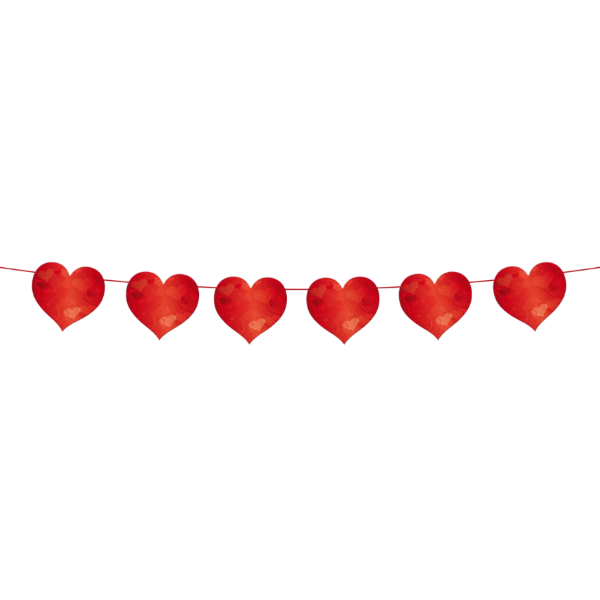 Producto - Guirnalda de corazones metalizados