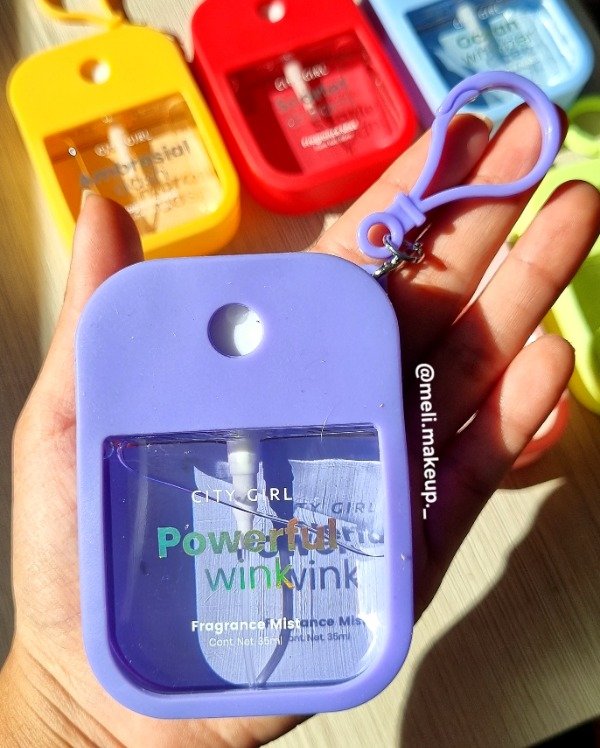 Producto - Body Splash Pocket con Llavero de City Girl - 1