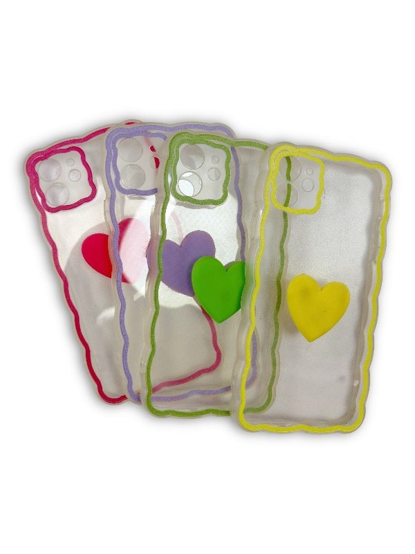 Producto - FUNDA TRANSPARENTE CORAZÓN