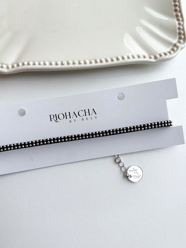 Producto - Choker tachitas doble