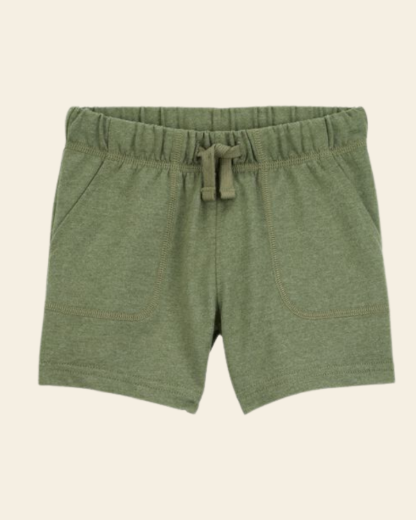 Producto - Short Niño Carters Algodón oliva o gris