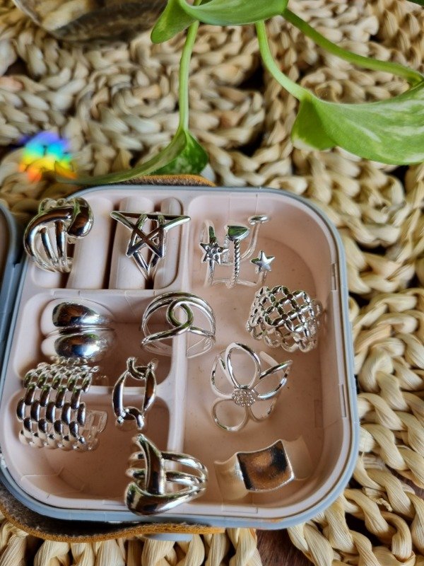 Producto - Anillos de acero blanco