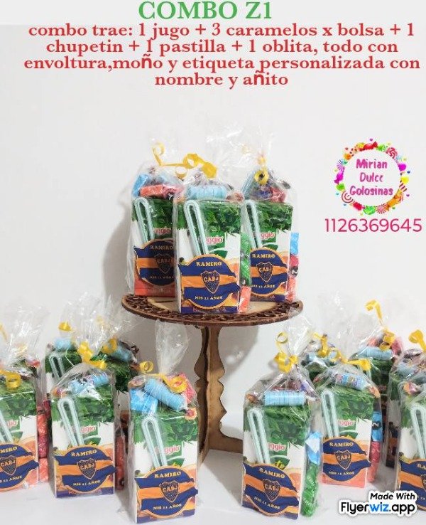 Producto - Combo boca juniors 2 z1