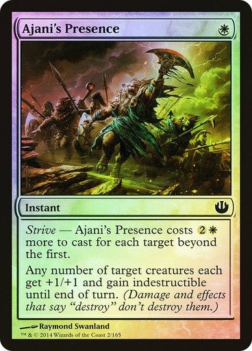 Producto - Ajani's Presence Foil  Journey into Nyx
