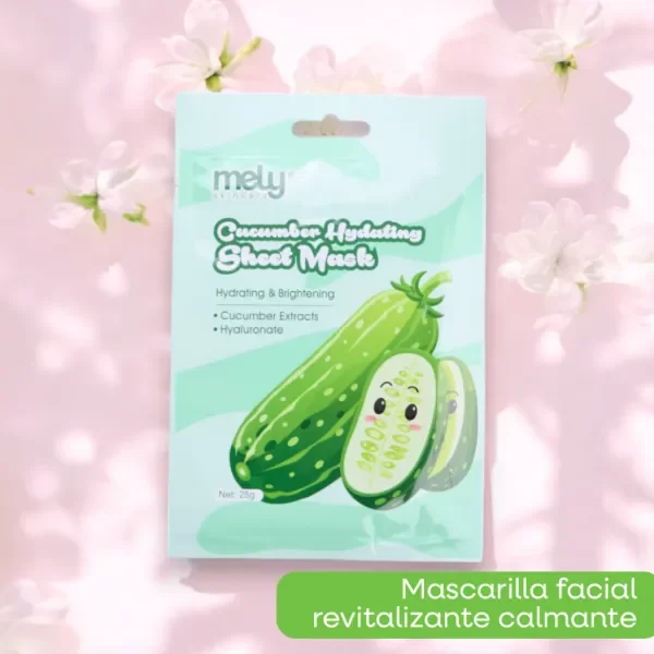 Producto - MASCARILLA FACIAL CON EXTRACTO DE PEPINO E HIALURONATO