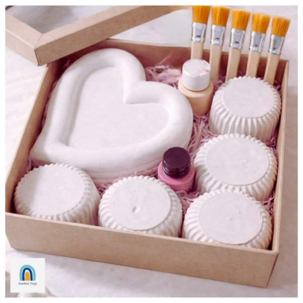 Producto - Caja de arte Teens Bandeja Corazón x 10 piezas