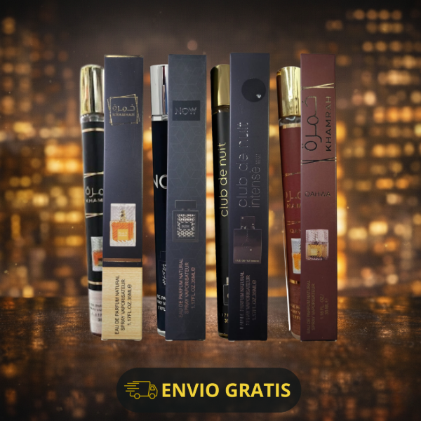 Producto - Perfumes Árabes en Tubo - Pack 4 Unidades de 35ml - Fragancias para Hombre
