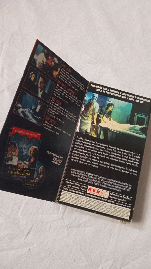 Producto - House on Haunted Hill. 1999, LK-TEL. Vhs. - 2
