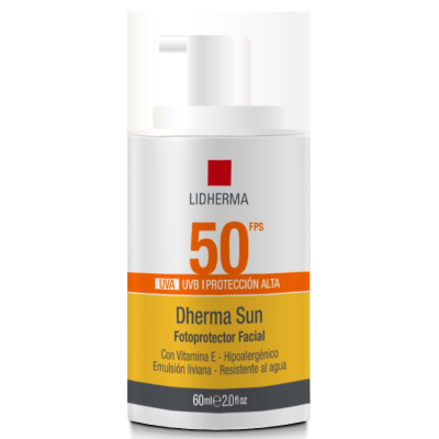 Producto - Dherma Sun Fotoprotector Facial FPS50 60ml - Lidherma