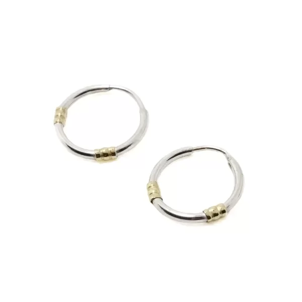 Producto - Aro Cubano Redondo con Oro
