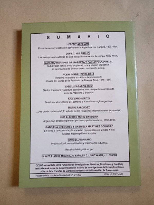 Producto - Ciclos #3 - Autores varios - Segundo semestre 1992 - 1