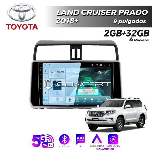 Producto - MULTIMEDIA TOYOTA LAND CRUISER 2018+ - 10 PULGADAS CARPLAY Y ANDROID AUTO