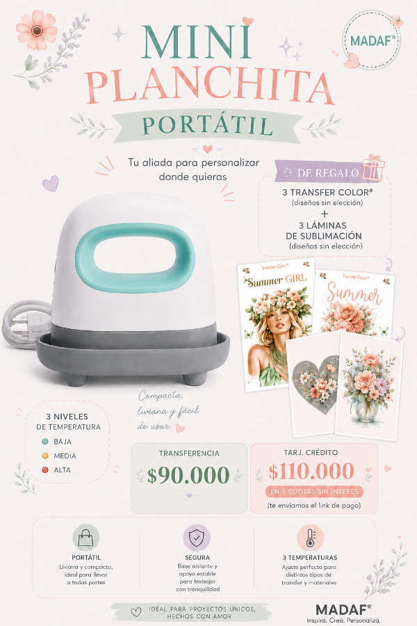 Producto - MINI PLANCHITA PORTÁTIL
