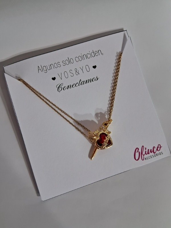 Producto - Collares corazón y espada D