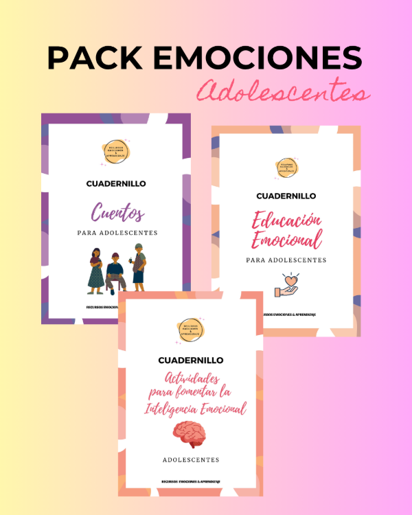 Producto - PACK RECURSOS EMOCIONES ADOLESCENTES