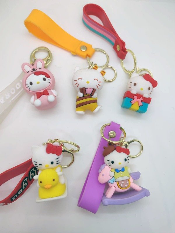 Producto - Llavero de goma Kitty varios modelos