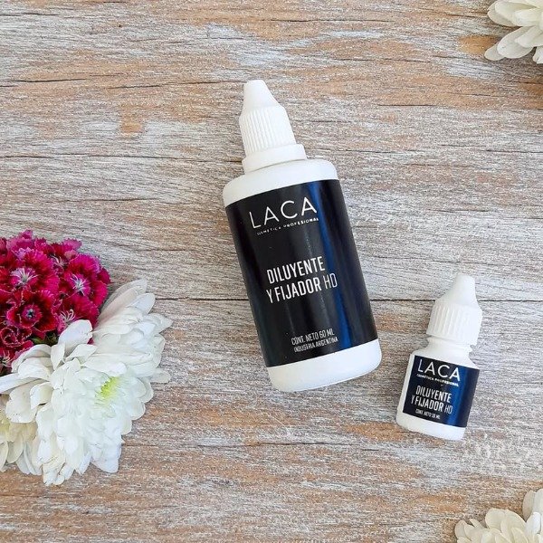 Producto - Diluyente y Fijador HD para Maquillaje en Polvo y Liquido 60ml LACA
