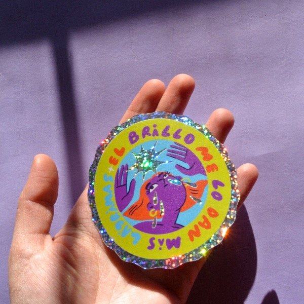 Producto - Sticker Lágrimas y brillo