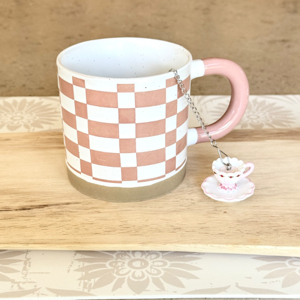 Producto - Taza Rectángulos Rosas RECRO
