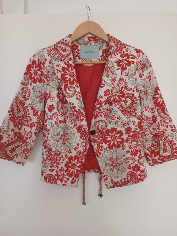 Producto - Blazer Jazmin Chebar rojo