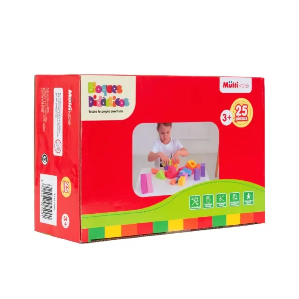 Producto - BLOQUES DIDACTICOS - 25 PIEZAS
