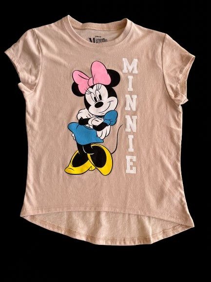 Producto - Remera para Niñas marca Disney Minnie Mouse beige volados