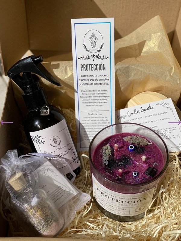 Producto - KIT PROTECCION ( VLA, SPRAY Y BOTTELLITA AMULETO)