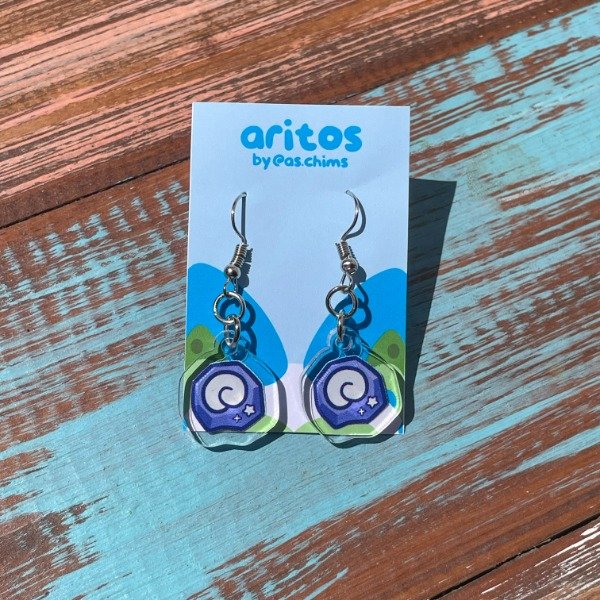 Producto - Aritos Animal Crossing fósil