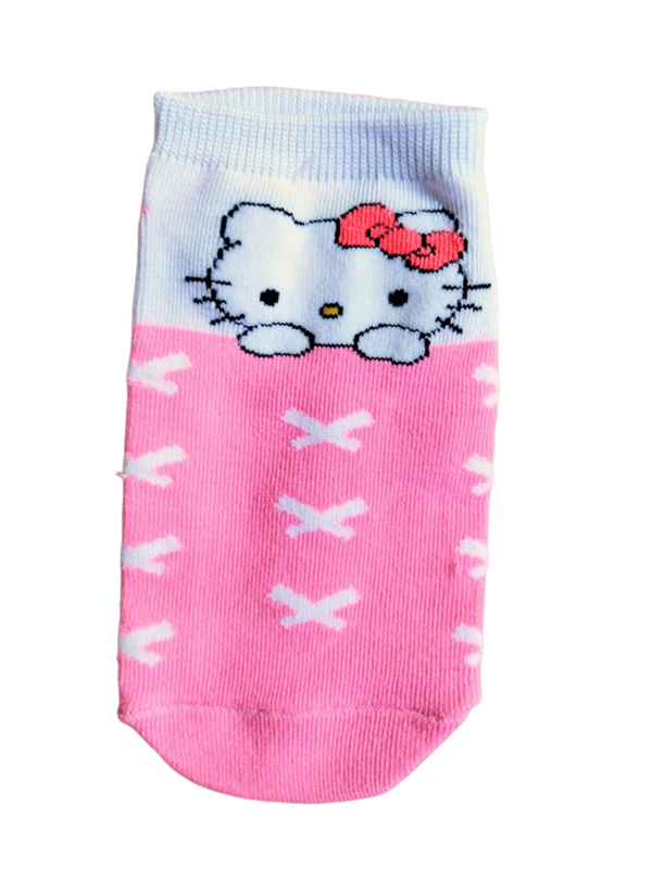Producto - Soquetes Kitty fucsia adultos