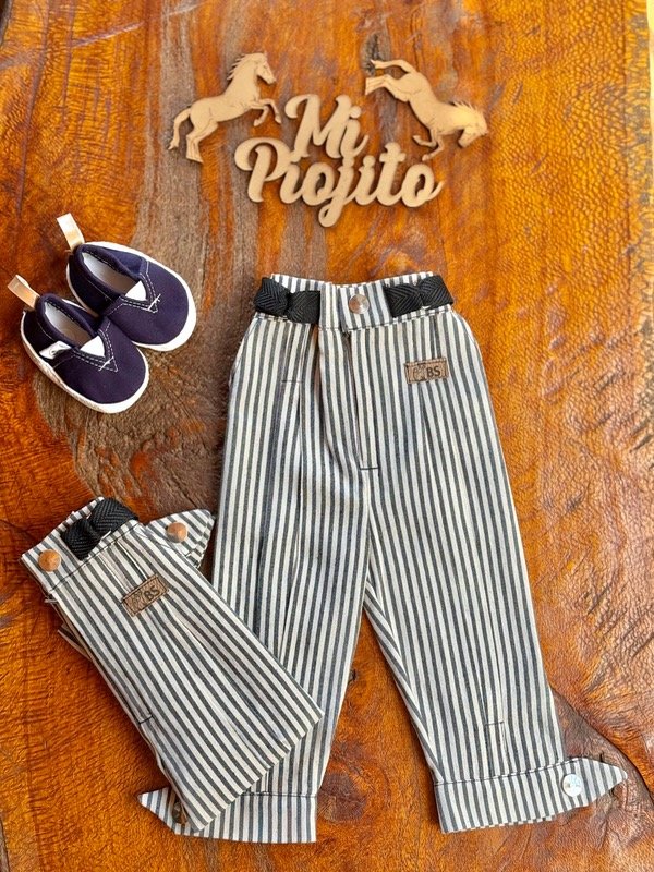 Producto - Bombacha de Campo Rayas Negro