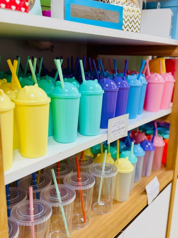 Producto - Vaso Acrílico con sorbete de color 500cc - 2