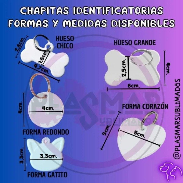 Producto - Chapita y dni mascota