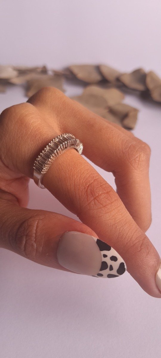 Producto - Anillo cinta cubic rectángulos finitos