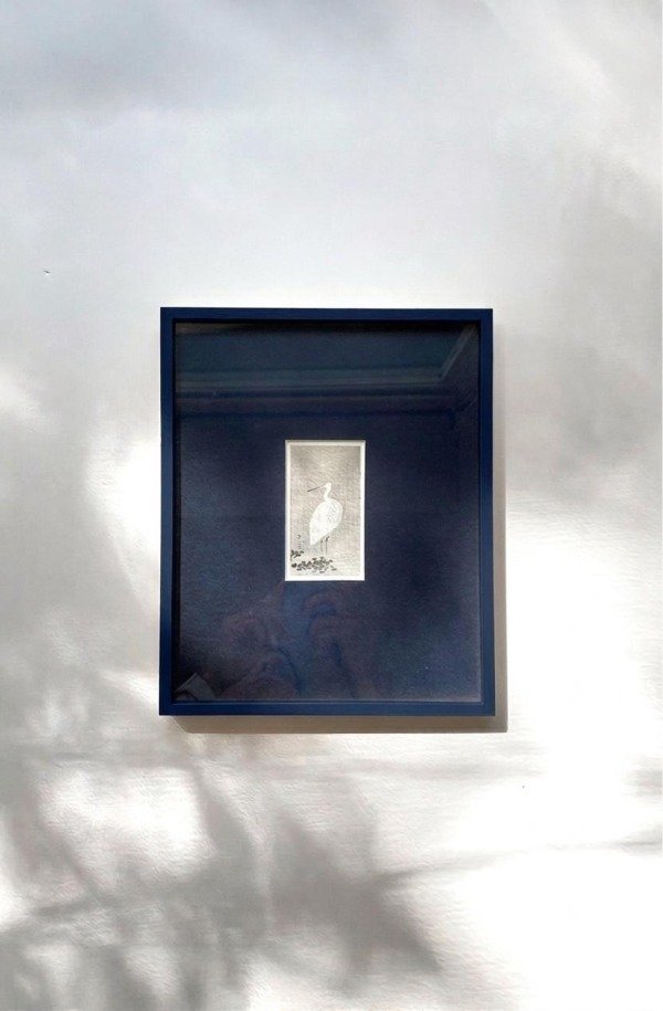 Producto - Egret in rain - full blue